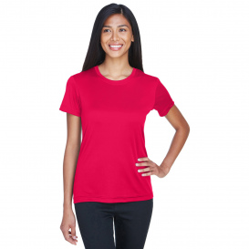 UltraClub 8620L Ladies Cool & Dry Basic Performance T-Shirt - Red