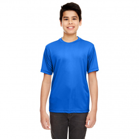 UltraClub 8620Y Youth Cool & Dry Basic Performance T-Shirt - Royal