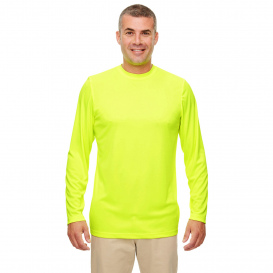 UltraClub 8622 Men\'s Cool & Dry Performance Long Sleeve Top - Bright Yellow