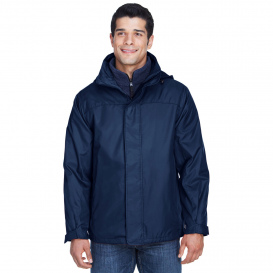 North End 88130 Adult 3-in-1 Jacket - Midnight Navy