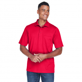 Core 365 88181P Men\'s Origin Performance Pique Polo with Pocket - Classic Red