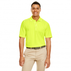 Core 365 88181R Men\'s Radiant Performance Pique Polo with Reflective Piping - Safety Yellow