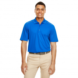 Core 365 88181R Men\'s Radiant Performance Pique Polo with Reflective Piping - True Royal