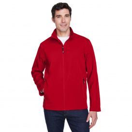 Core 365 88184 Men\'s Cruise Two-Layer Fleece Bonded Soft Shell Jacket - Classic Red