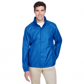 Core 365 88185 Men\'s Climate Seam-Sealed Lightweight Variegated Ripstop Jacket - True Royal