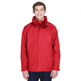 Core 365 88205 Men\'s Region 3-in-1 Jacket with Fleece Liner - Classic Red