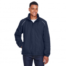 Core 365 88224 Men\'s Profile Fleece-Lined All-Season Jacket - Classic Navy