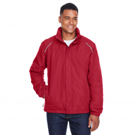 Core 365 88224 Men\'s Profile Fleece-Lined All-Season Jacket - Classic Red