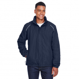 Core 365 88224T Men\'s Tall Profile Fleece-Lined All-Season Jacket - Classic Navy