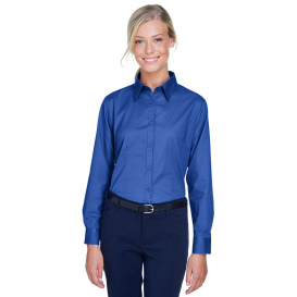 UltraClub 8976 Ladies Whisper Twill - Royal