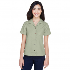 UltraClub 8981 Ladies Cabana Breeze Camp Shirt - Sage