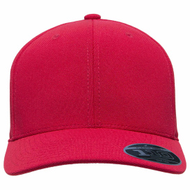 Team 365 ATB100 Flexfit Adult Cool & Dry Mini Pique Performance Cap - Sport Red