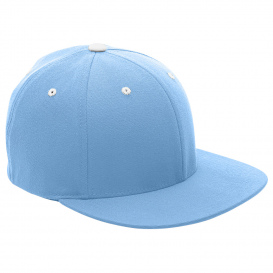 Team 365 ATB101 Flexfit Adult Pro-Formance Contrast Eyelets Cap - Sport Light Blue/White