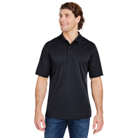 Core 365 CE104 Market Snag Protect Mesh Polo - Black