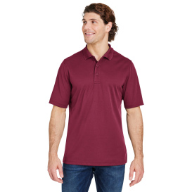 Core 365 CE104 Market Snag Protect Mesh Polo - Burgundy 