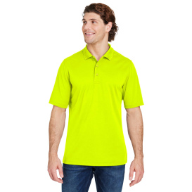 Core 365 CE104 Market Snag Protect Mesh Polo - Safety Yellow