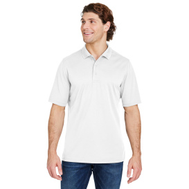 Core 365 CE104 Market Snag Protect Mesh Polo - White