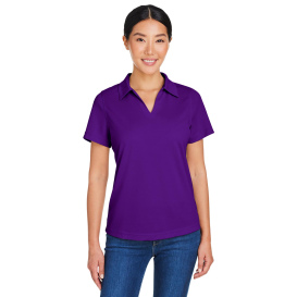 Core 365 CE104W Ladies Market Snag Protect Mesh Polo - Campus Purple