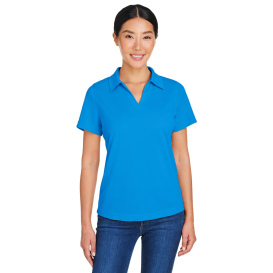 Core 365 CE104W Ladies Market Snag Protect Mesh Polo - Electric Blue