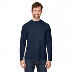 Core 365 CE110 Unisex Ultra UVP Long-Sleeve Raglan T-Shirt - Classic Navy