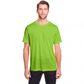 Core 365 CE111 Adult Fusion ChromaSoft Performance T-Shirt - Acid Green