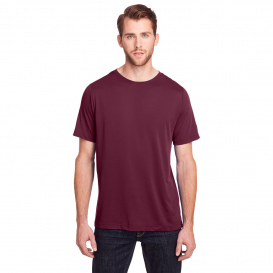 Core 365 CE111 Adult Fusion ChromaSoft Performance T-Shirt - Burgundy