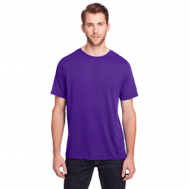 Core 365 CE111 Adult Fusion ChromaSoft Performance T-Shirt - Campus Purple