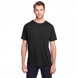 Core 365 CE111T Adult Tall Fusion ChromaSoft Performance T-Shirt - Black