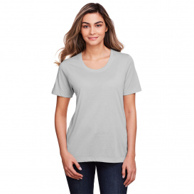 Core 365 CE111W Ladies Fusion ChromaSoft Performance T-Shirt - Platinum