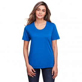 Core 365 CE111W Ladies Fusion ChromaSoft Performance T-Shirt - True Royal