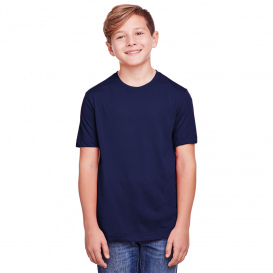 Core 365 CE111Y Youth Fusion ChromaSoft Performance T-Shirt - Classic Navy