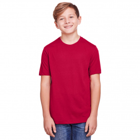 Core 365 CE111Y Youth Fusion ChromaSoft Performance T-Shirt - Classic Red