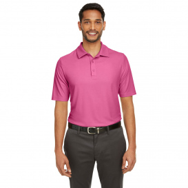 Core 365 CE112 Men\'s Fusion ChromaSoft Pique Polo - Charity Pink