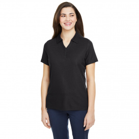 Core 365 CE112W Ladies Fusion ChromaSoft Pique Polo - Black