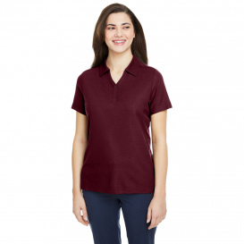 Core 365 CE112W Ladies Fusion ChromaSoft Pique Polo - Burgundy