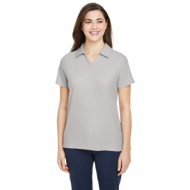 Core 365 CE112W Ladies Fusion ChromaSoft Pique Polo - Platinum