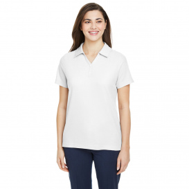 Core 365 CE112W Ladies Fusion ChromaSoft Pique Polo - White