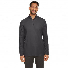 Core 365 CE405 Men\'s Fusion ChromaSoft Pique Quarter-Zip - Carbon