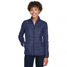 Core 365 CE700W Ladies Prevail Packable Puffer Jacket - Classic Navy