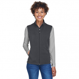 Core 365 CE701W Ladies Cruise Two-Layer Fleece Bonded Soft Shell Vest - Carbon