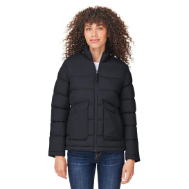 Core 365 CE720W Ladies Inspire Puffer Jacket - Black