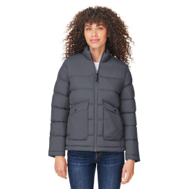 Core 365 CE720W Ladies Inspire Puffer Jacket - Carbon