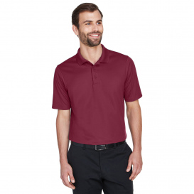 Devon & Jones DG20 CrownLux Performance Plaited Polo - Burgundy