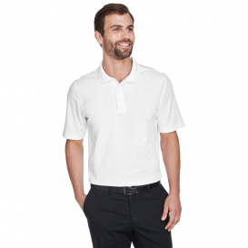 Devon & Jones DG20 CrownLux Performance Plaited Polo - White