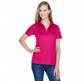 Devon & Jones DG20W CrownLux Performance Ladies Plaited Polo - Crown Raspberry