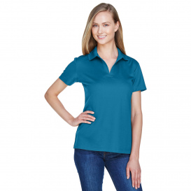 Devon & Jones DG20W CrownLux Performance Ladies Plaited Polo - Dark Teal