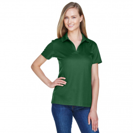 Devon & Jones DG20W CrownLux Performance Ladies Plaited Polo - Forest