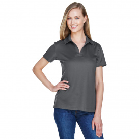 Devon & Jones DG20W CrownLux Performance Ladies Plaited Polo - Graphite