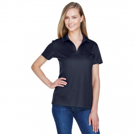 Devon & Jones DG20W CrownLux Performance Ladies Plaited Polo - Navy