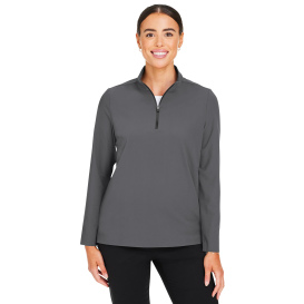 Devon & Jones DG410W Ladies CrownLux Performance Windsor Welded Quarter-Zip - Graphite